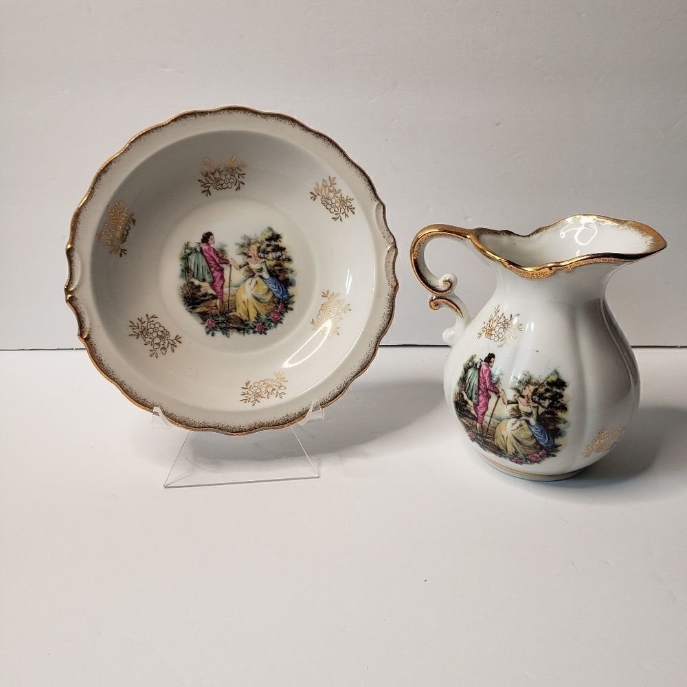 Pitcher & Wash Basin Set Made in Japan